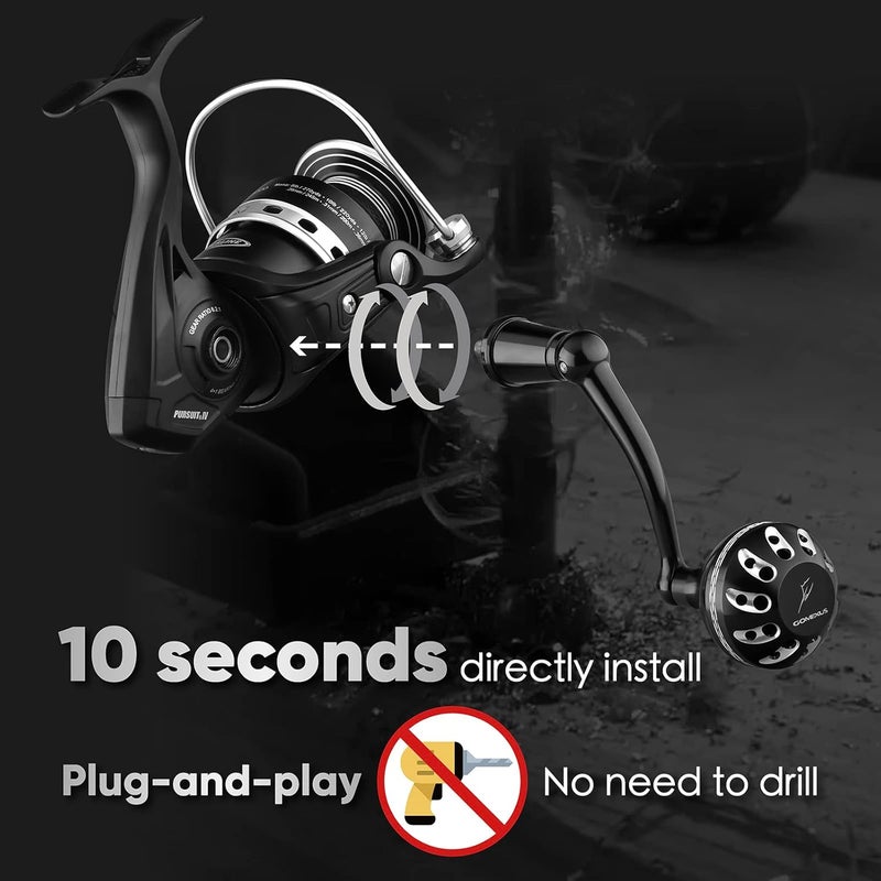 GOMEXUS Power Handle for Penn Pursuit III/IV Spinning Reel Replacement Handle（Please do not Adapt to Other reels to Avoid Damage to The Reel） - Image 2